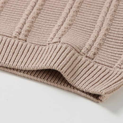 【实体店同款】男童时尚时髦半开领针织衫毛衫2023年冬季新款安奈儿童装AB344722 商品图7