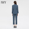 IWY/气质雾霾蓝西装套装女时尚干练总裁正装秋冬长袖商务工作服C13318+P13318 商品缩略图4