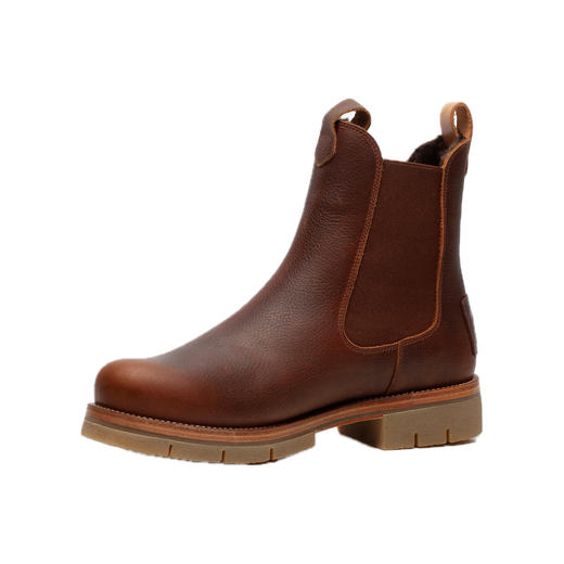 #断码特价36码#西班牙原产羊毛款皮毛一体女士皮靴褐色FLNB2(高品质纯天然羊毛内衬) 商品图1