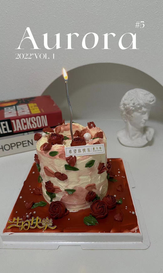 手绘玫瑰加高 商品图2