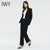 IWY/黑色酒店管理职业装西装套装女秋冬高端售楼部案场客服工作服正装C13311+P33518 商品缩略图2
