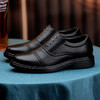 增高6cm男士三接头皮鞋一脚蹬套脚商务内增高男鞋皮鞋增高鞋男 商品缩略图2