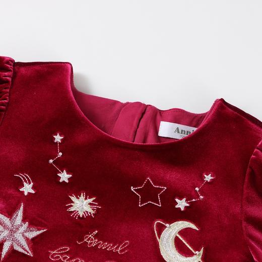 【实体店同款】女童华丽丝绒长袖礼裙安奈儿童装AG343785 商品图5