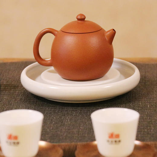 手工紫砂壶 宜兴 龙蛋壶 朱泥 220ML 商品图2