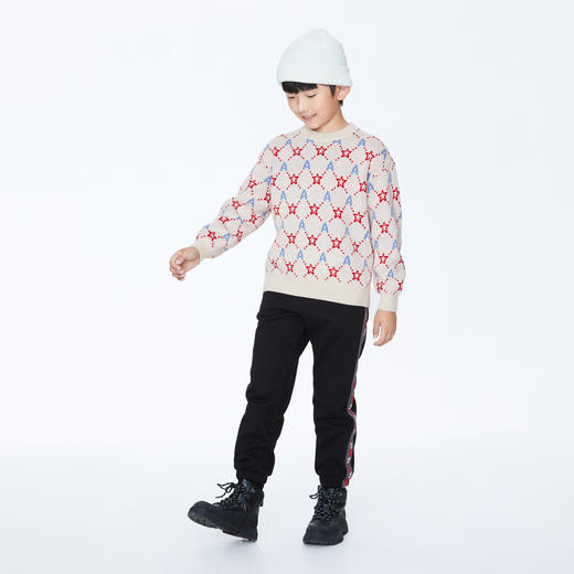 【实体店同款】男女童圆领针织毛衫冬新款安奈儿童装AM344723 商品图4