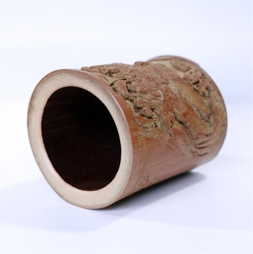 庆寿图(周穆王参拜王母)°竹雕笔筒13*15cm 商品图8