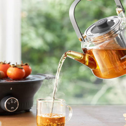 【清仓特惠4.5折，仅2件，无货退款】MR6083摩飞-围炉煮茶烤火炉套装家用电陶炉电烤炉煮茶壶煮茶器具全套冬天 商品图4