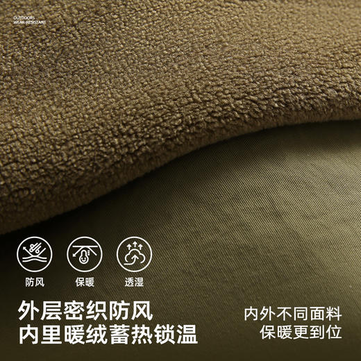 【内里加厚奥粒绒】加绒加厚山系降落伞工装裤PQK2335 商品图4