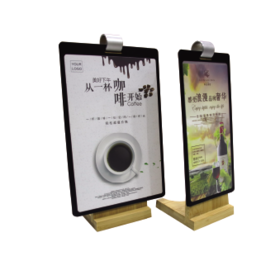 竹制翻页酒水牌