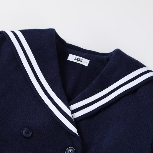 【实体店同款】女童甜美毛呢海军领针织外套2023年冬季新款安奈儿童装AG345625 商品图5