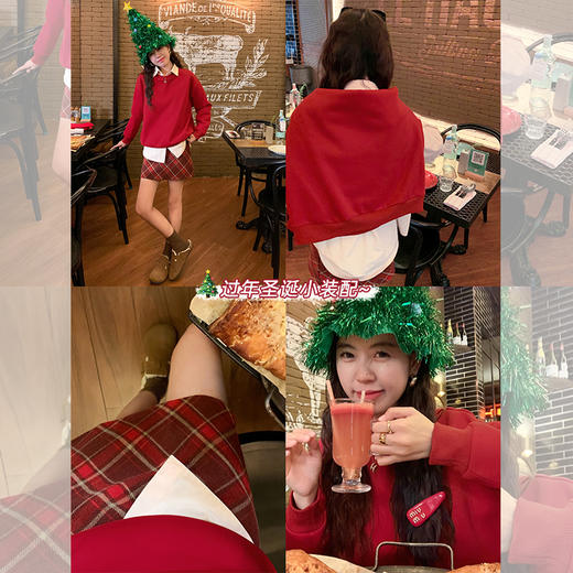 <曾小咸推荐>现货秒杀 ！微信超特价！红色卫衣 日常159.99 立减70 秒杀89.99！！卡其色衬衫  秒杀89.99/件！！ 商品图12