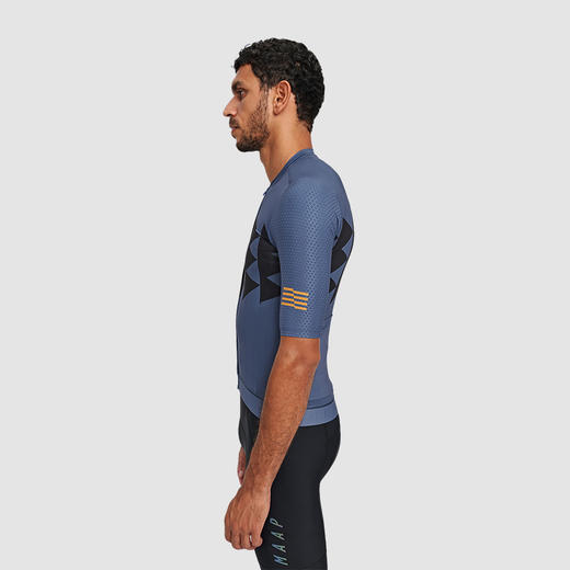 MAAP 男士 Phase Pro Base Jersey Blue Indigo 短袖骑行服 商品图1