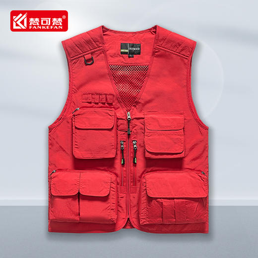 工作服马甲定制印字logo装修公司工装背心义工志愿者马夹订制绣字 商品图1