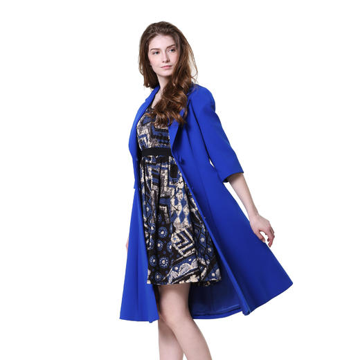 【伯妮斯茵】161D080--蓝色风衣--树根与树干--《生命之美-梵高的花园》 商品图4