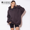 【AUMNIE】特大版男女LOGO加绒连帽卫衣 OVERSIZED FLEECE LINED EMBLEM HOODIE 商品缩略图4