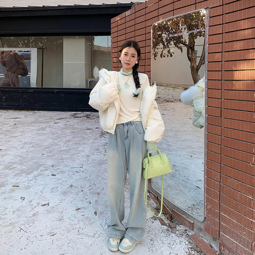 <曾小咸推荐>微信粉丝秒杀专场 仅此今天 活动结束下架【温柔自恰】2色撞色星星打底衫 日常85.立减15.01 秒杀69.99！！ 商品图4