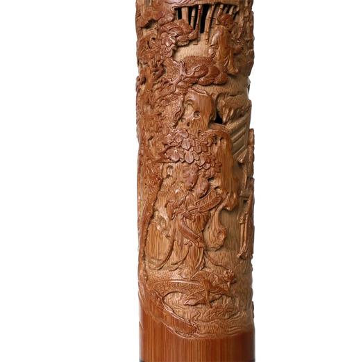 文人雅集°竹雕香筒6.5*26cm 商品图7