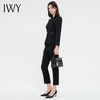 IWY/高端黑色西装套装女新款气质商务公务员面试正装售楼部工作服C13315+P13315 商品缩略图2