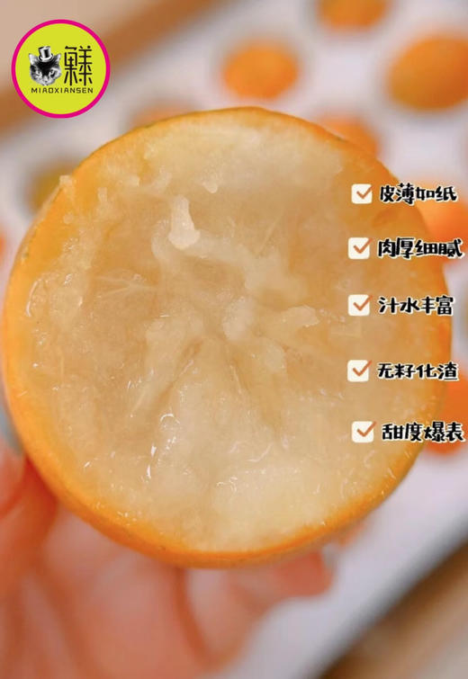 🛵脆蜜金柑🍊3A纯甜大金桔，无籽多汁 商品图2