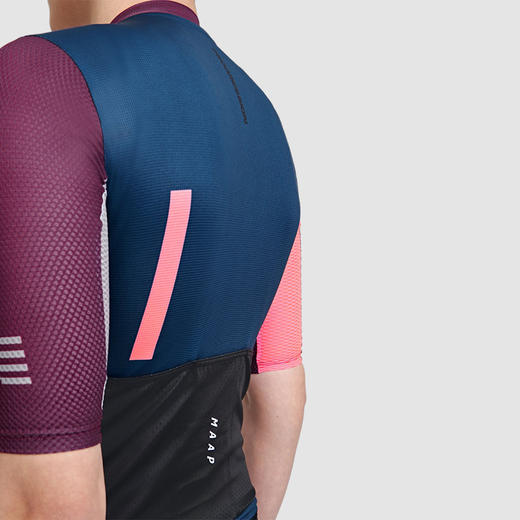 MAAP 男士 Voyage Pro Air Jersey Burgundy 短袖骑行服 商品图2