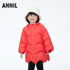 【实体店同款】女童暖氧吧发热小A型波浪下摆75%鸭绒中长款羽绒服2023年冬季新款安奈儿童装XG345647 商品缩略图2