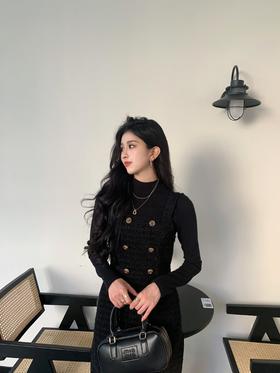 冬天也不能少了连衣裙，氛围感的神！