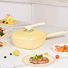 康宁艺术家生活锅具套装/鹊有喜柿炒锅/炒锅/不粘锅 鹊有喜柿炒锅