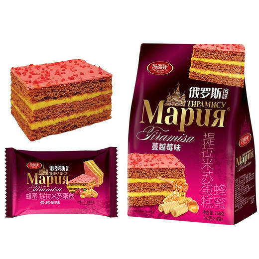 玛俪娅提拉米蔓越莓味168g 商品图0