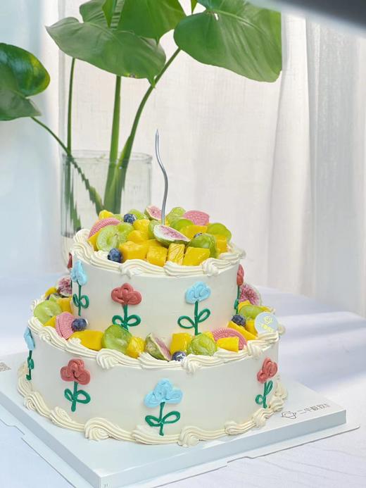 双层 - 复古裱花水果 商品图2