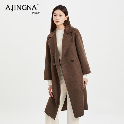 【商城同款】阿菁娜干练利落的都市氛围感大衣F30D211087 商品图1