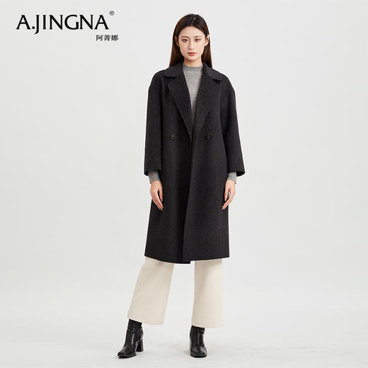 【商城同款】阿菁娜干练利落的都市氛围感大衣F30D211087 商品图3