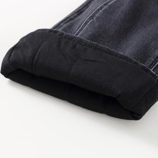 【实体店同款】女童加绒全腰牛仔裤夹裤喇叭裤2023年冬季新款安奈儿童装AG346788 商品图7