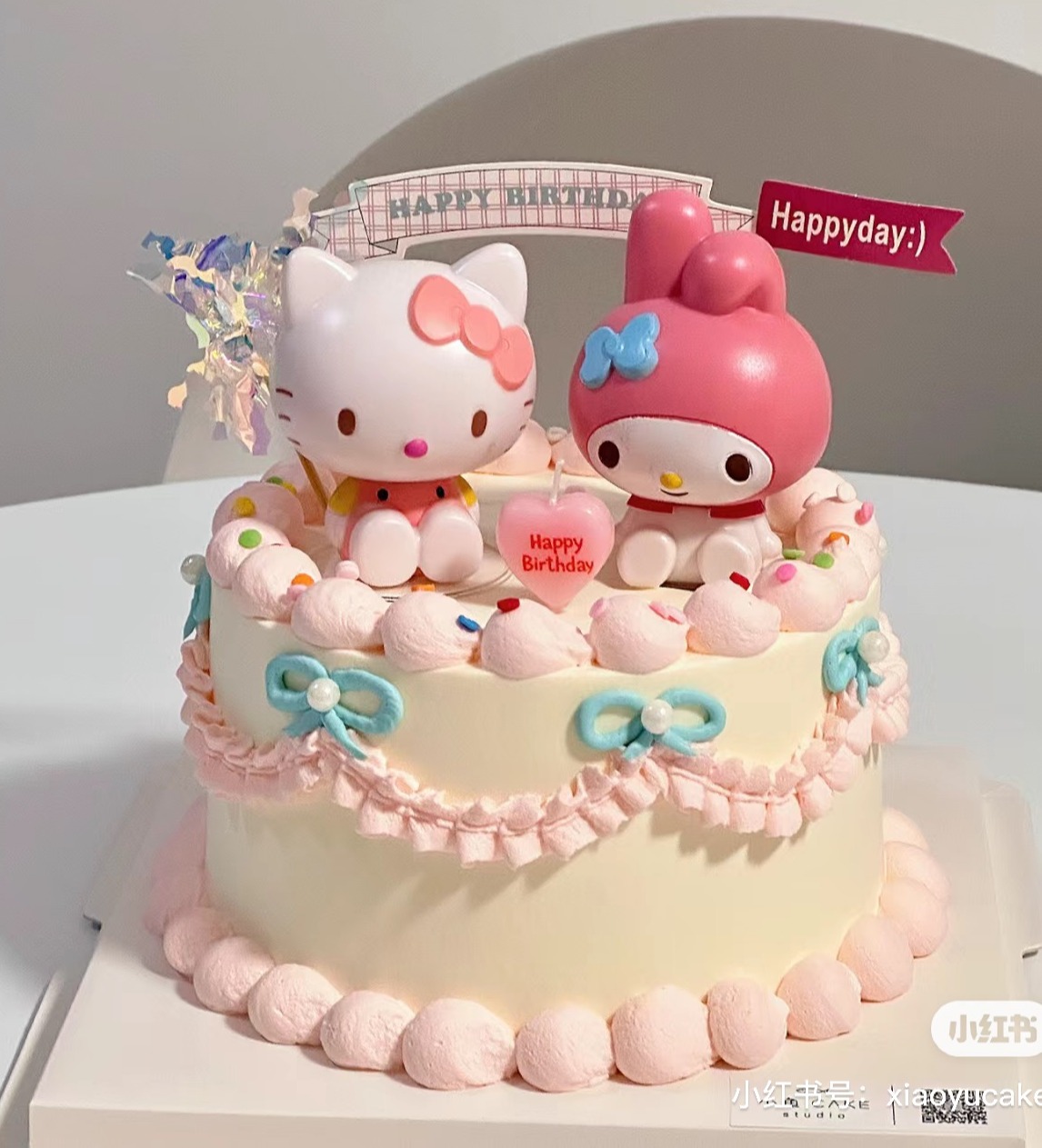 【优品系列】---【美乐蒂＆KT】蛋糕