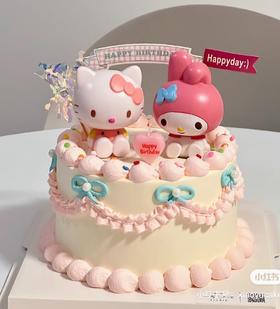 【优品系列】---【美乐蒂＆KT】蛋糕