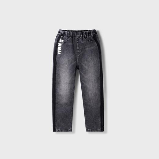 【实体店同款】男童全腰牛仔棉裤2023年冬季新款安奈儿童装AB346747 商品图3