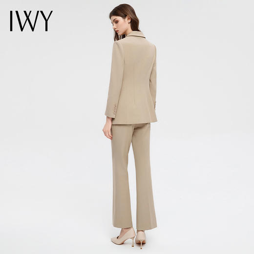 IWY/卡其色西装套装女英伦风主持人正装气质白领职业装教资正装C13317+P33317 商品图4