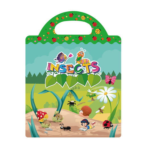 【小巧手提包！回头率爆棚】儿童贴纸书早教专注力培养反复贴，动物恐龙海洋场景贴纸书，丰富的科普知识 等你来解锁 商品图12