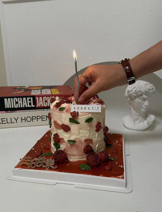 手绘玫瑰加高 商品图1