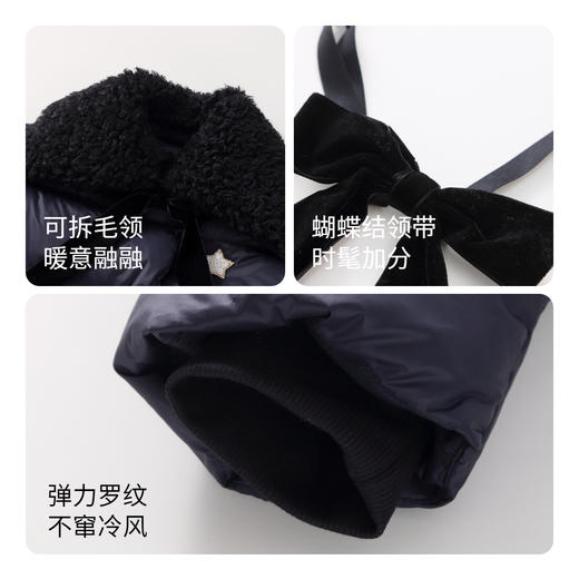 【实体店同款】女童中长款羽绒服冬新款安奈儿童装AG345623 商品图2