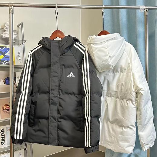 阿迪达斯经典保暖棉服连帽外套情侣款 AD1910 商品图2