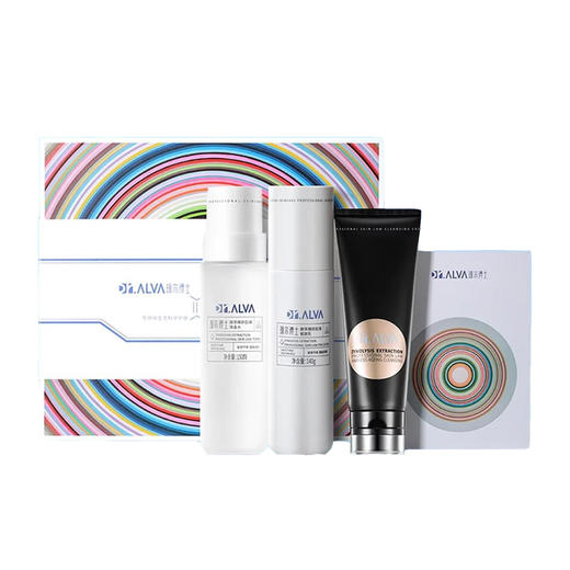 限定彩轮礼盒 反重力水乳 【官方授权】 Dr.Alva瑷尔博士 微晶水150ml  赋颜乳140g  洁面霜100g 商品图0
