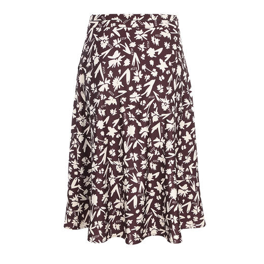 EIIR司歌印花伞裙百搭通勤半裙EC881452 商品图3