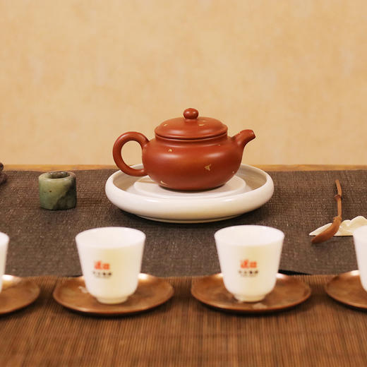 手工紫砂壶 洒金仿古 宜兴 朱泥 190ML 商品图1