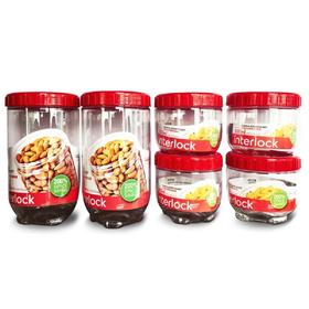 乐扣乐扣 新概念储物罐6件套 INL301S013