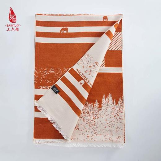 SAINTJOY/上久楷 丝毛围巾  丝毛长巾  喀纳斯雪景 CJS23019 商品图2