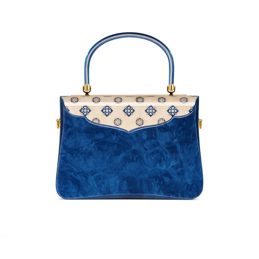 镶嵌“花钿纹”主题手提包 商品图0