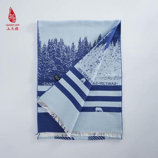SAINTJOY/上久楷 丝毛围巾  丝毛长巾  喀纳斯雪景 CJS23019 商品图10