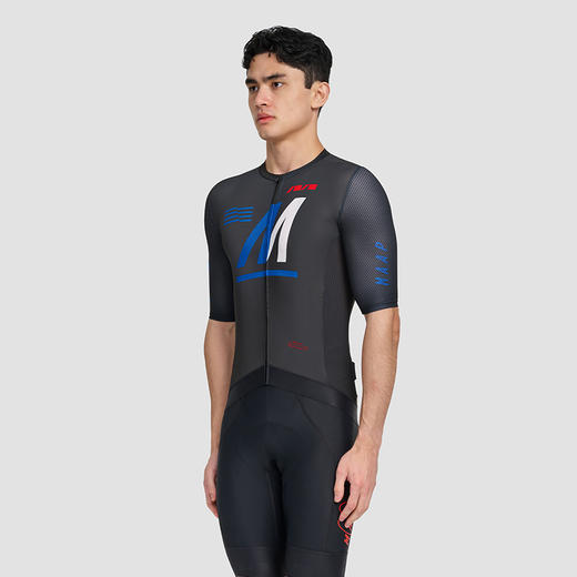 MAAP 男士 Rival Pro Air Jersey Black 短袖骑行服 商品图0