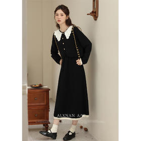 鹿向南《圣马洛早晨》法式设计感时尚优雅气质吊带裙女LXN32905QZ