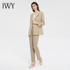 IWY/卡其色西装套装女英伦风主持人正装气质白领职业装教资正装C13317+P33317 商品缩略图2
